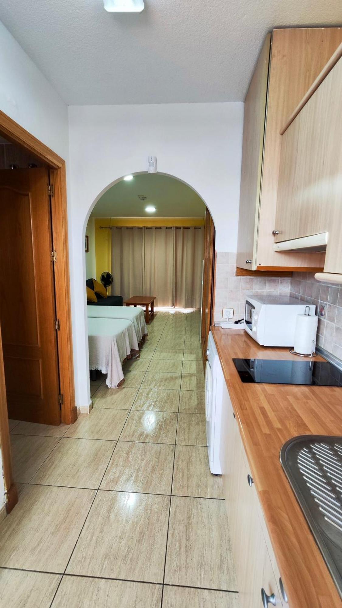Encantador Estudio Con Terraza Privada Y Espectaculares Vistas Al Mar En Costa Del Silencio, Cerca De Los Cristianos Esterno foto